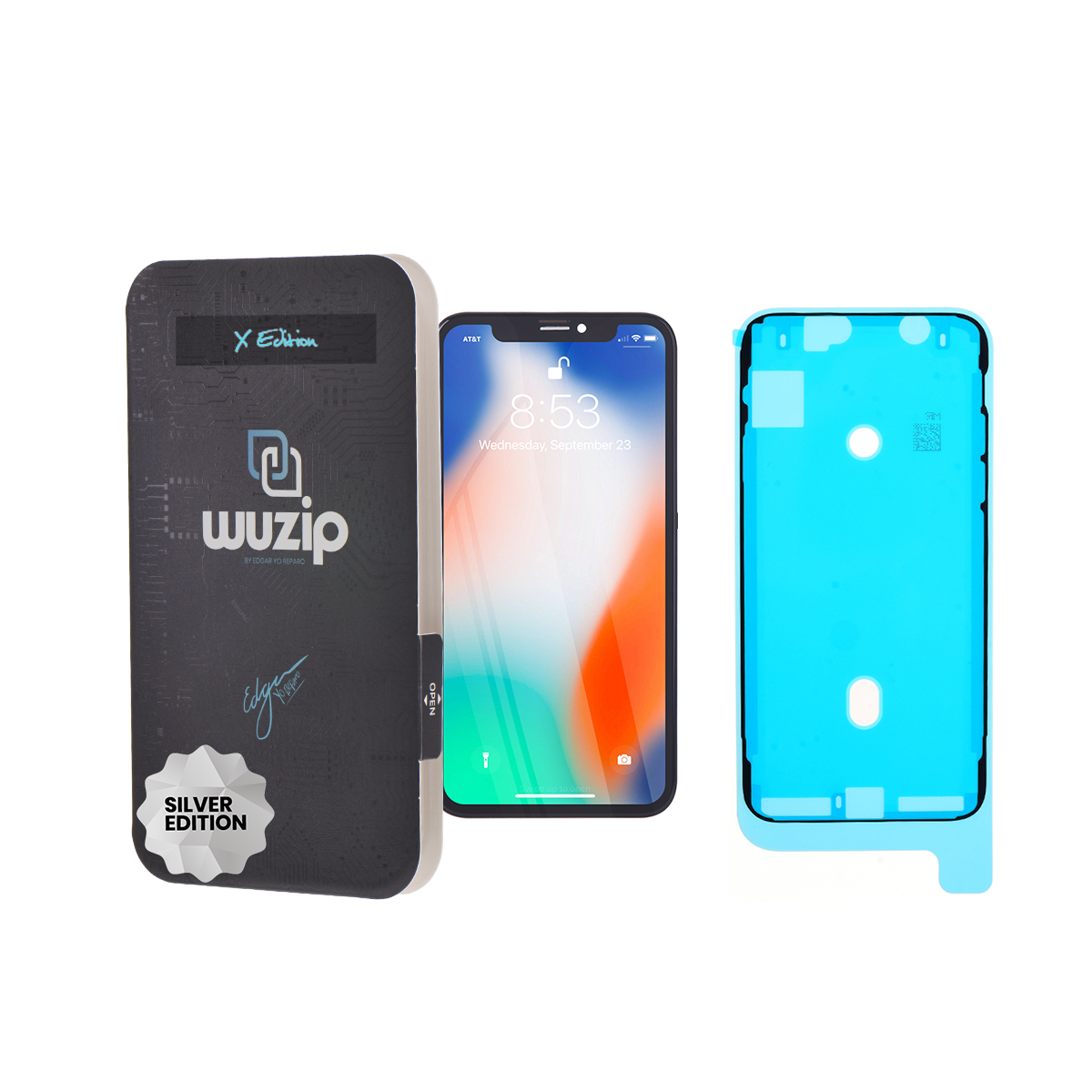 Pantalla Wuzip Silver Edition para iPhone X