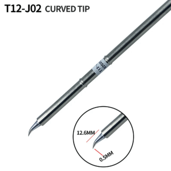 PUNTA DE CAUTÍN QUICKO TIPO FINA CURVA T12 - J02