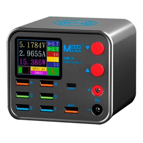 DIANBA NO.1-CARGADOR, DISPOSITIVO MULTIFUNCIÓN CON 8 PUERTOS USB TIPO C (MA ANT)