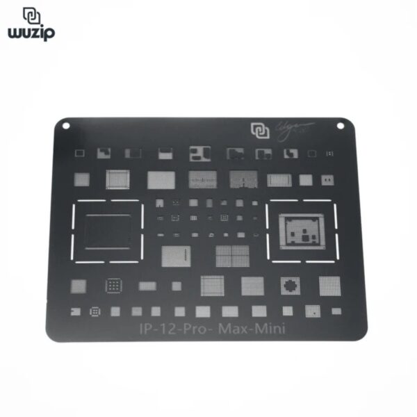 STENCIL WUZIP BLACK IP 12/12 PRO/PRO MAX/MINI-A14