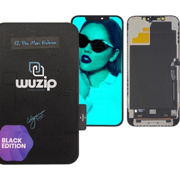 PANTALLA WUZIP BLACK EDITION PARA IPHONE 12 PRO MAX ( OEM - ORIGINAL RFB )