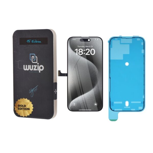 PANTALLA WUZIP GOLD EDITION PARA IPHONE 15 (OLED)