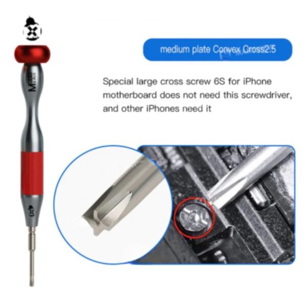 DESTORNILLADOR SERIE CONVEX CROSS 2.5