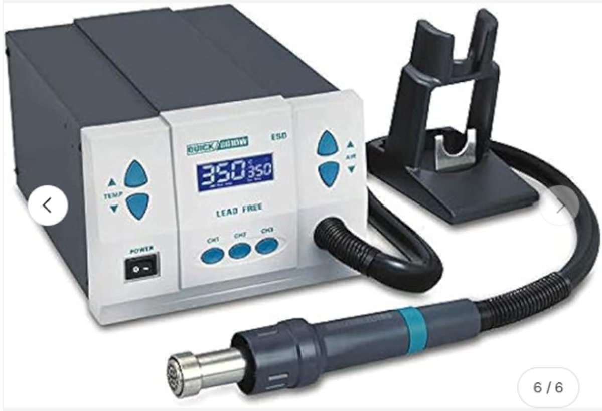 ESTACIÓN DE SOLDAR DIGITAL CON PANTALLA LCD QUICK 861DW - Imagen 2