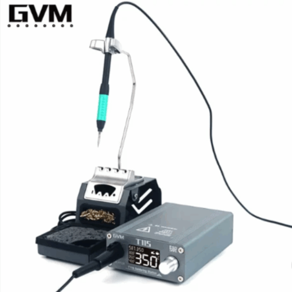 ESTACIÓN DE SOLDAR INTELIGENTE AJUSTABLE 45 W GVM T115
