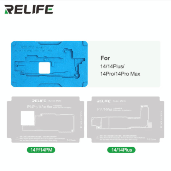 JUEGO DE ACCESORIOS PARA REPARACIÓN DE PLACA BASE SERIE 14 RELIFE RL-601T