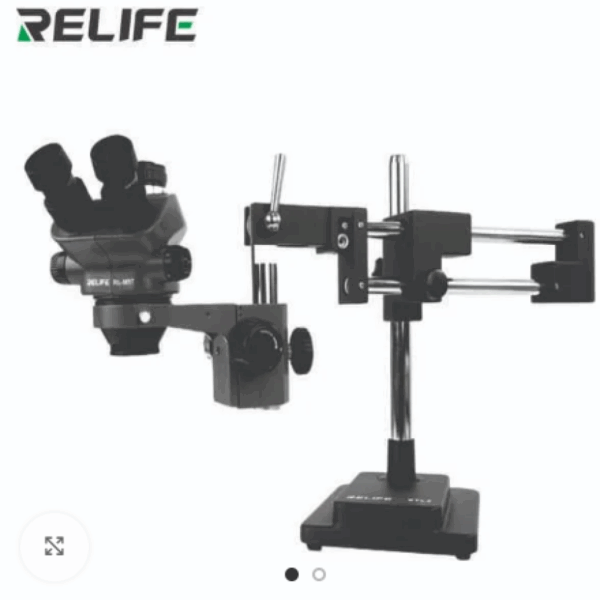Microscopio Trinocular negro Relife M5T-STL2