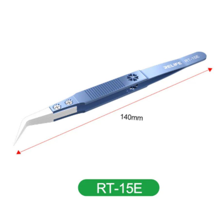 PINZAS DE CERÁMICA DE ALEACIÓN DE TITANIO DE PRECISIÓN RELIFE RT-15E