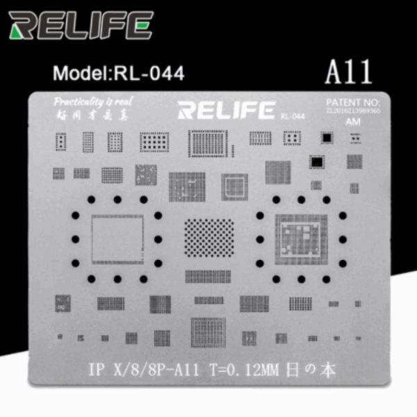 PLANTILLA RELIFE - SERIE X/8G/8 PLUS (A11)