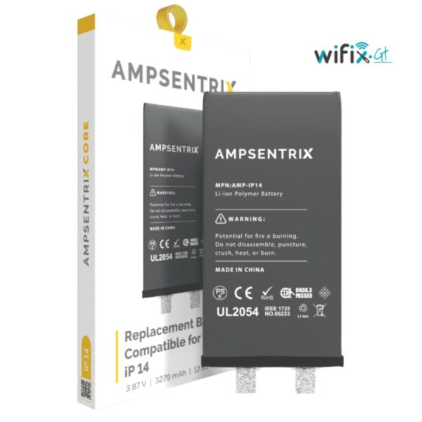 BATERÍA AMPSENTRIX CORE PARA IPHONE 14 SIN FLEX