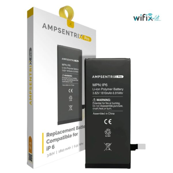 BATERÍA PARA IPHONE 6 AMPSENTRIX PLUS