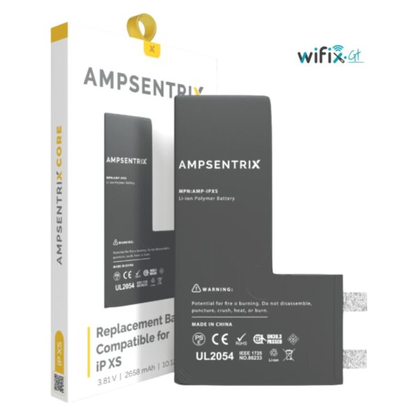 BATERÍA PARA IPHONE XS SIN FLEX AMPSENTRIX CORE