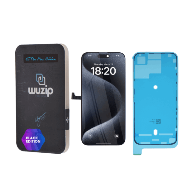 PANTALLA WUZIP BLACK EDITION PARA IPHONE 15 PRO MAX (OEM - ORIGINAL RFB)